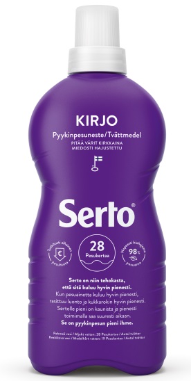 Pyykinpesuaine 750ml SERTO Kirjo - Tekstiilien puhdistus ja huolto - 163328 - 1