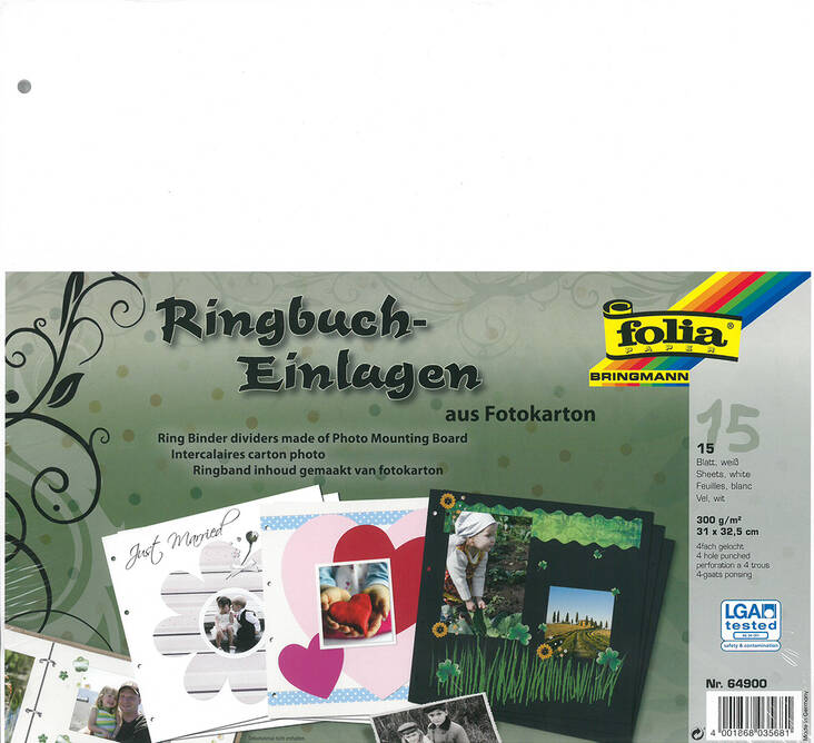 Skräppäyskirjan sivut 15kpl/pkt - Askartelutarvikkeet - 144858 - 1