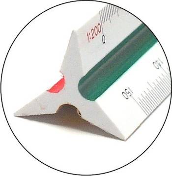 Suhdeviivain A/30cm WEDO - Viivaimet - 103858 - 1