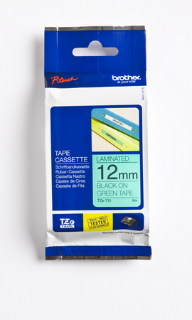 Tarranauha BROTHER 12mmx8m TZe-731 - Tarranauhat Brother - 125248 - 1