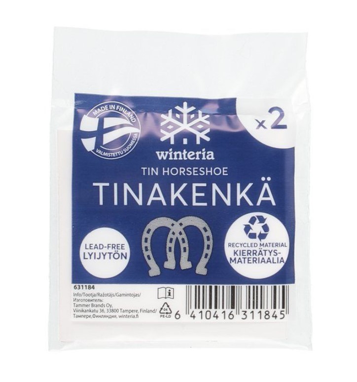 Uudenvuoden tina 2kpl/pss WINTERIA - Kausikoristeet - 125808 - 1