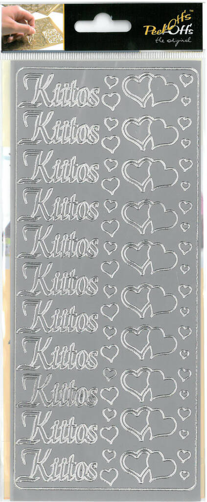 Ääriviivatarra Kiitos + sydän - Tarrat ja tarrakirjat - 135998 - 1