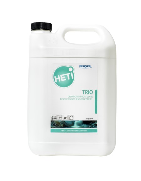 Desinfioiva puhdistusaine 5L HETI Trio - Rasvan ja pinttyneen lian poistoaineet - 180028 - 1