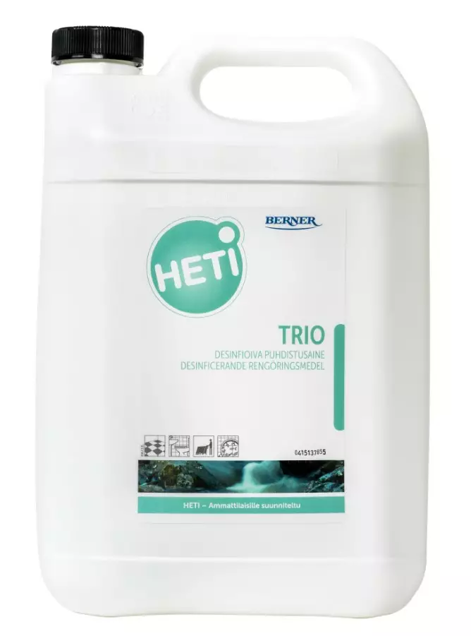 Desinfioiva puhdistusaine 5L HETI Trio - Desinfioivat aineet - 180028 - 1