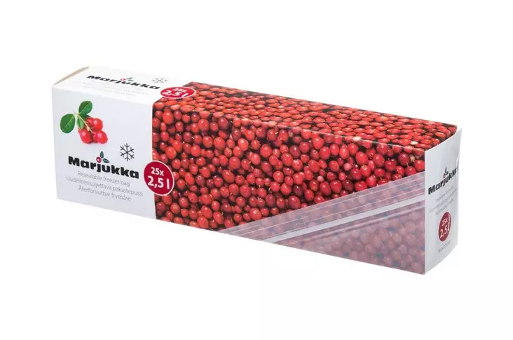 Pakastepussi 2,5L MARJUKKA - Elintarvikepaperit ja -pussit - 181128 - 1