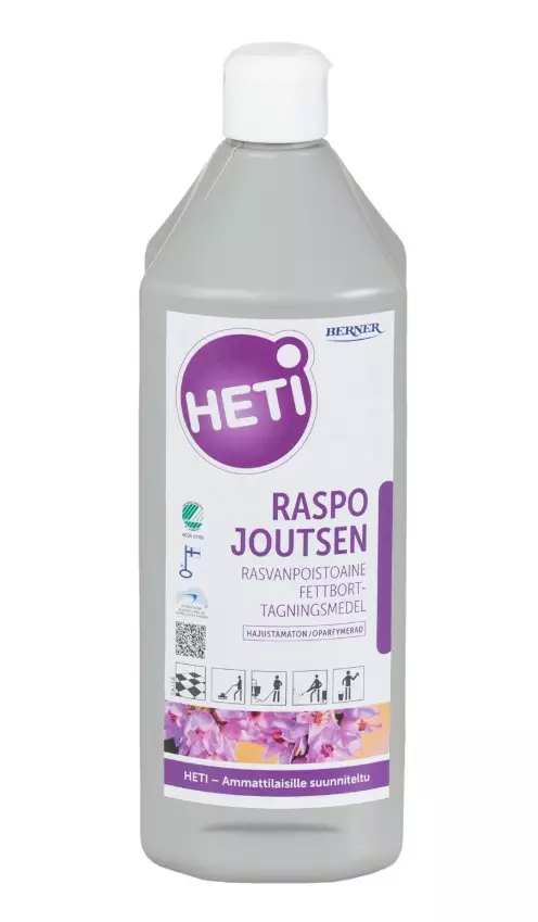 Rasvanpoistoaine 1L HETI Raspo Joutsen - Astianpesuaineet ja keittiön puhtaus - 162568 - 1