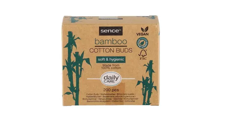 Vanupuikko 200kpl/pkt SENCE Bamboo - Muut kauneustarvikkeet - 171098 - 1