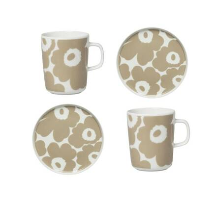 Lahjasetti 4-osaa MARIMEKKO Oiva Unikko - Lahjaideoita - 178489 - 1