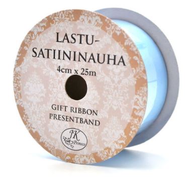 Lastusatiininauha 4cmx25m - Askartelutarvikkeet - 164329 - 1