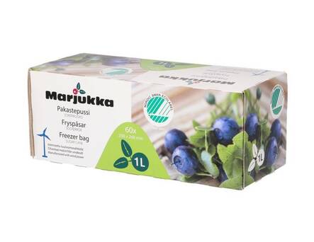 Pakastepussi Eko 1L MARJUKKA - Elintarvikepaperit ja -pussit - 177199 - 1