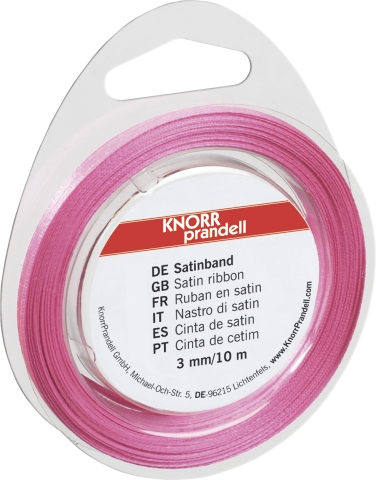 Satiininauha 3mm 10m KNORR - Askartelutarvikkeet - 147359 - 2