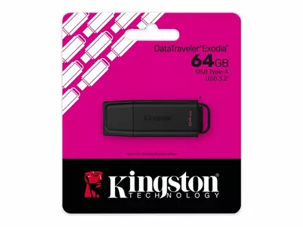 Muistitikku 64GB KINGSTON Usb 3.2 - USB muistitikut ja kortit - 190159 - 2
