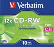 CD-RW VERBATIM 80min/700Mb 12x - CD-R ja DVD-levyt - 154199 - 1