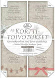 Korttitoivotukset Joulu A6 - Askartelutarvikkeet - 159309 - 1