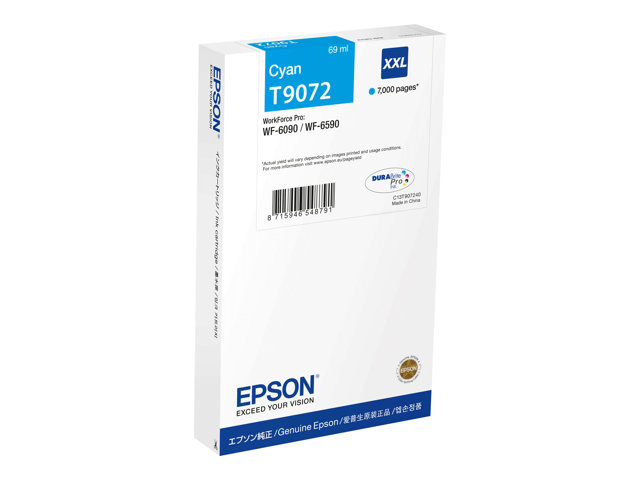 EPSON T9072C XXL mustesuihku - Mustesuihkuvärit Epson - 159779 - 1