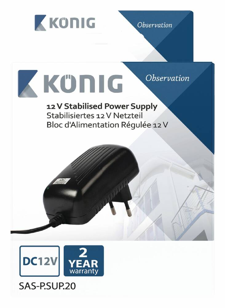 Hakkurivirtalähde König 12V - Kaapelit ja kaapelikourut, jatkojohdot - 140379 - 1