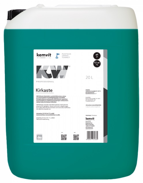 Huuhtelukirkaste 20L KW Kirkaste - Astianpesuaineet ja keittiön puhtaus - 156699 - 1