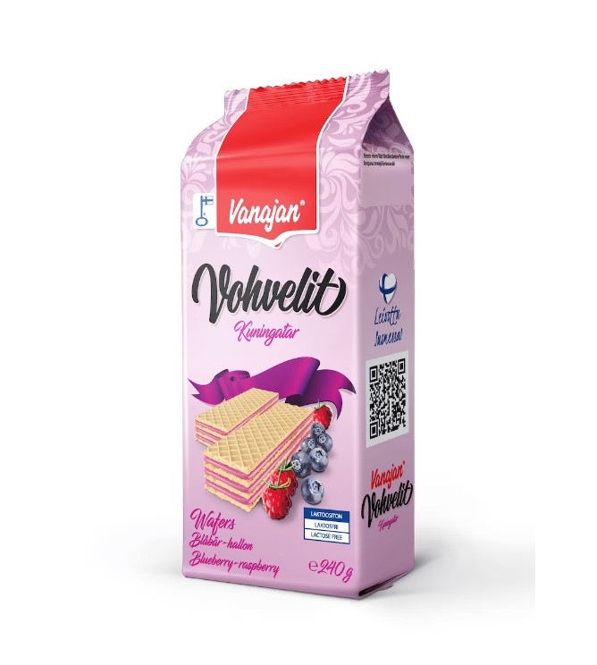 Keksi vohveli 240g VANAJAN - Keksit ja korput - 126329 - 1