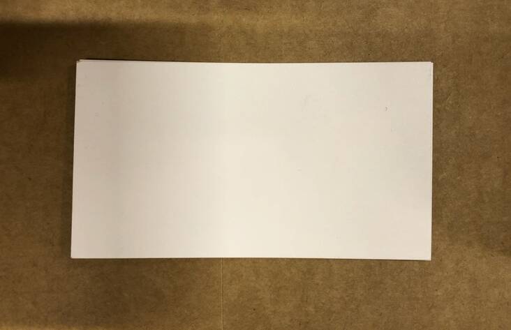 Nimikortti 50x90mm blanco - Muut paperijalosteet - 102489 - 1