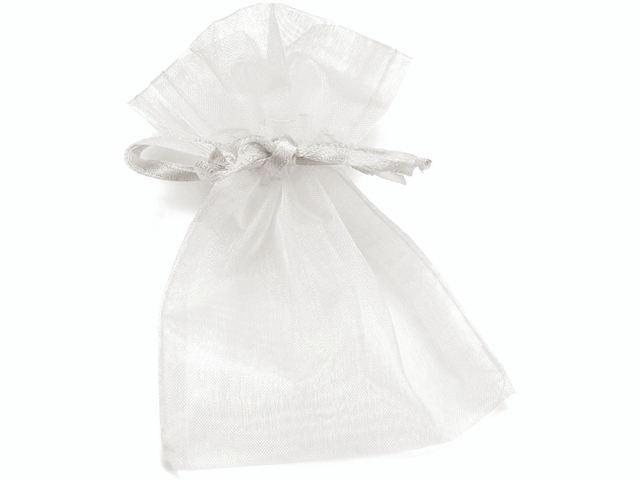 Organzapussi 10x8cm - Häätarvikkeet - 142789 - 1
