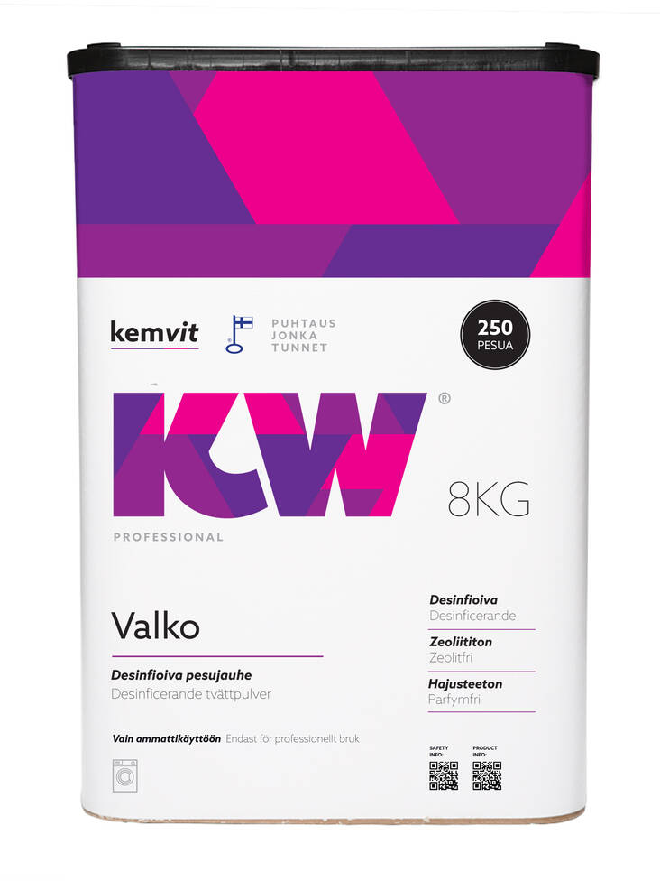 Pyykinpesuaine 8kg KW Valko - Tekstiilien puhdistus ja huolto - 152769 - 1