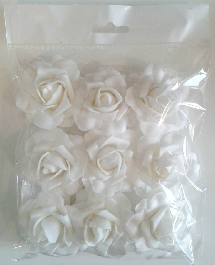 Softisruusu iso 9kpl/pss - Askartelutarvikkeet - 142819 - 1