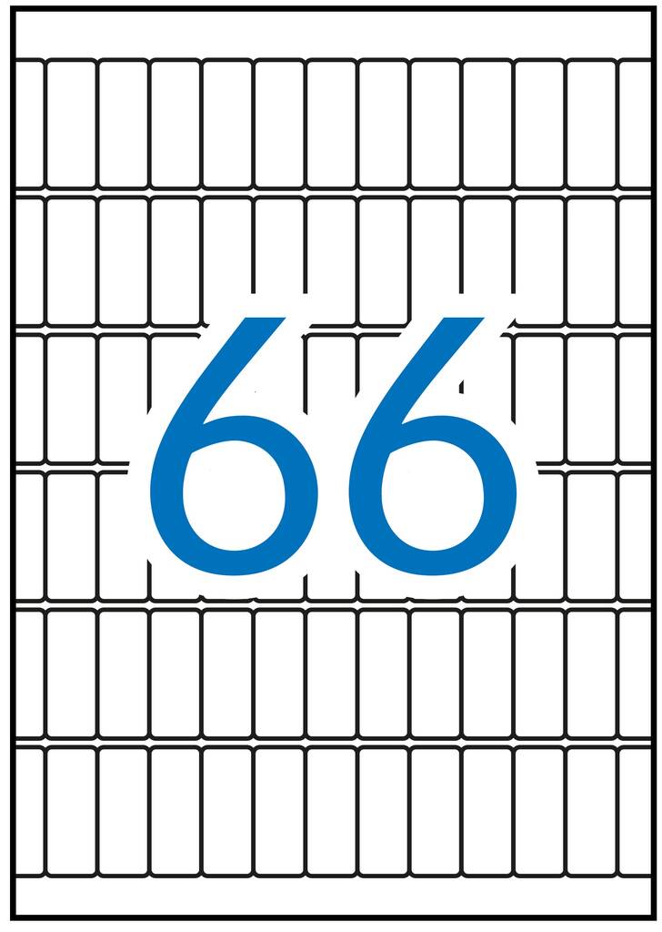 Tulostustarra A5 12x30 APLI 66-jak - Tulostus- ja kopiotarrat - 129539 - 1