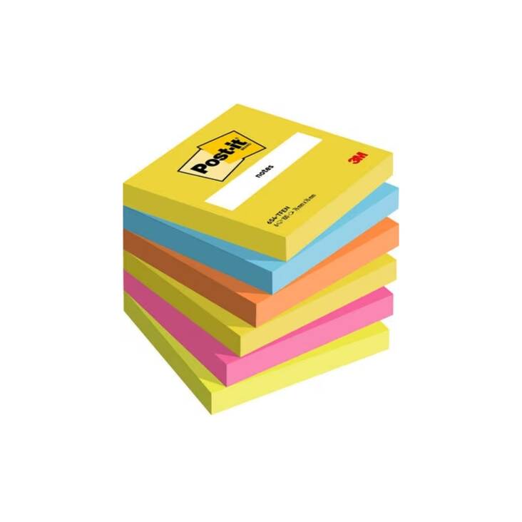 Viestilappu 76x76mm POST IT Energetic - Viestilaput ja telineet - 127919 - 1