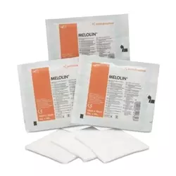 Haavatyyny Melolin 10x10cm steriili - Haavatyynyt ja verkot - 183799 - 1