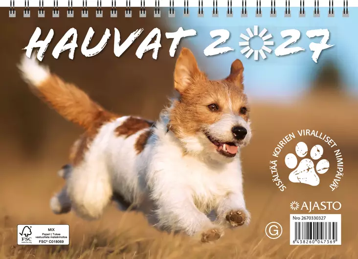 Hauvat A5 - Seinäkalenterit - 189449 - 1