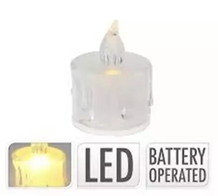 Led-tuikkukynttilä ajastimella 3,6x5cm - Kynttilät, lyhdyt ja tarvikkeet - 183299 - 1