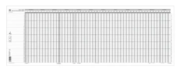 Quo Vadis -projektikalenteri 2027 - Seinäkalenterit - 185299 - 1