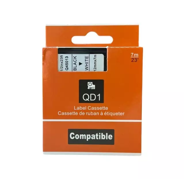 Tarranauha Tarvike DYMO 12mmx7m 45013 - Tarra- ja kohokirjoitinteipit Dymo - 185769 - 1