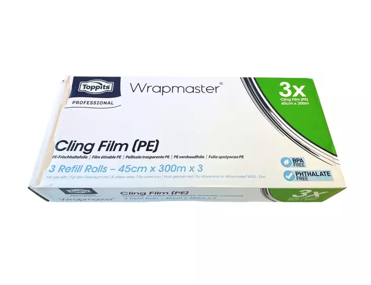 Tuorekelmu 45cm/300m TOPPITS Wrapmaster - Elintarvikepaperit ja -pussit - 177329 - 1