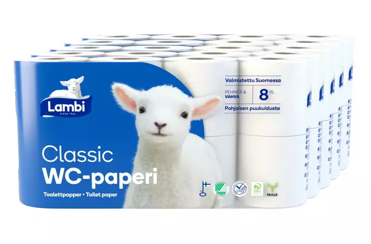 WC-paperi LAMBI - Pikkurullat ja annostelijat - 177099 - 1